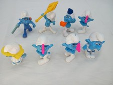 McDonalds 2011 2013 The Smurfs Movie Happy Meal Figures Big Lot Of 8 See Photos