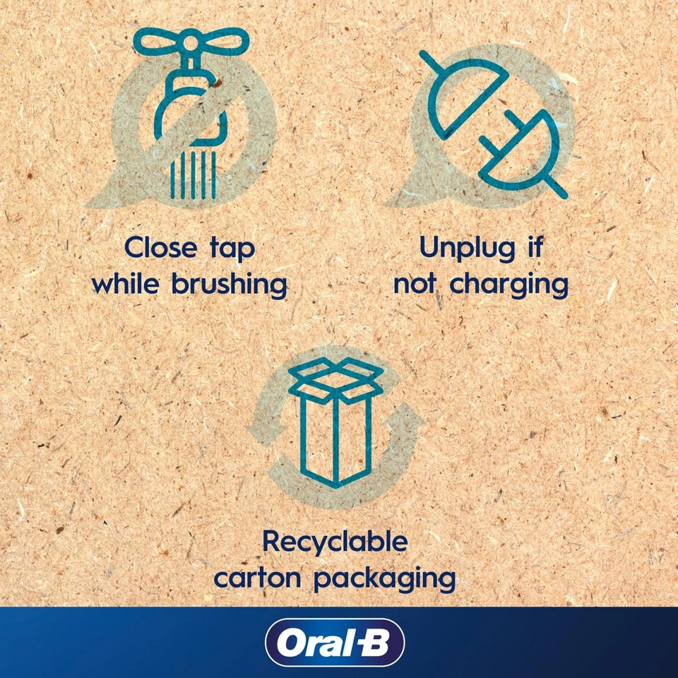 Oral-B Vitality Pro Spazzolino Elettrico Ricaricabile con 2 Testine, Nero - Immagine 4 di 4