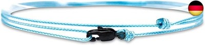 TRIPLE K&S Dünnes Armband für Herren & Damen ? Handmade Männer Wickelarmband mit