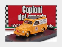 Brumm R375B Fiat 500C Van Furgoncino Erg Genova 1950 Orange Weiß 1/43