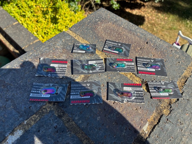 5x SRAM 12 Speed Eagle Powerlock Chain Connector (Rainbow)