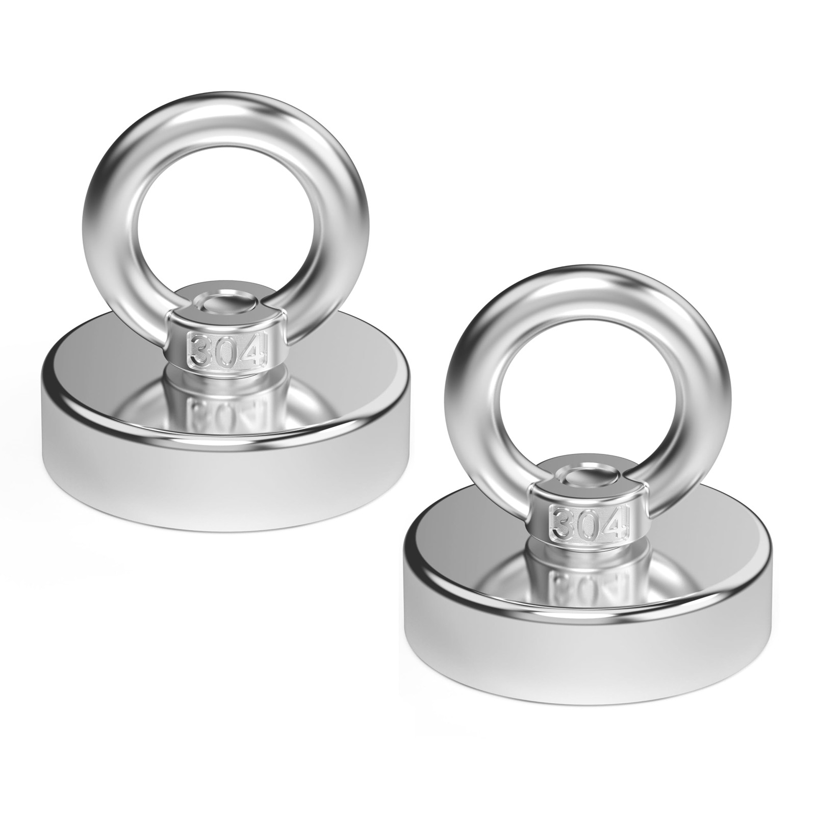 2 pieces Newly Upgraded Strong Neodymium Magnet 220 LB Force Powerful 1.89