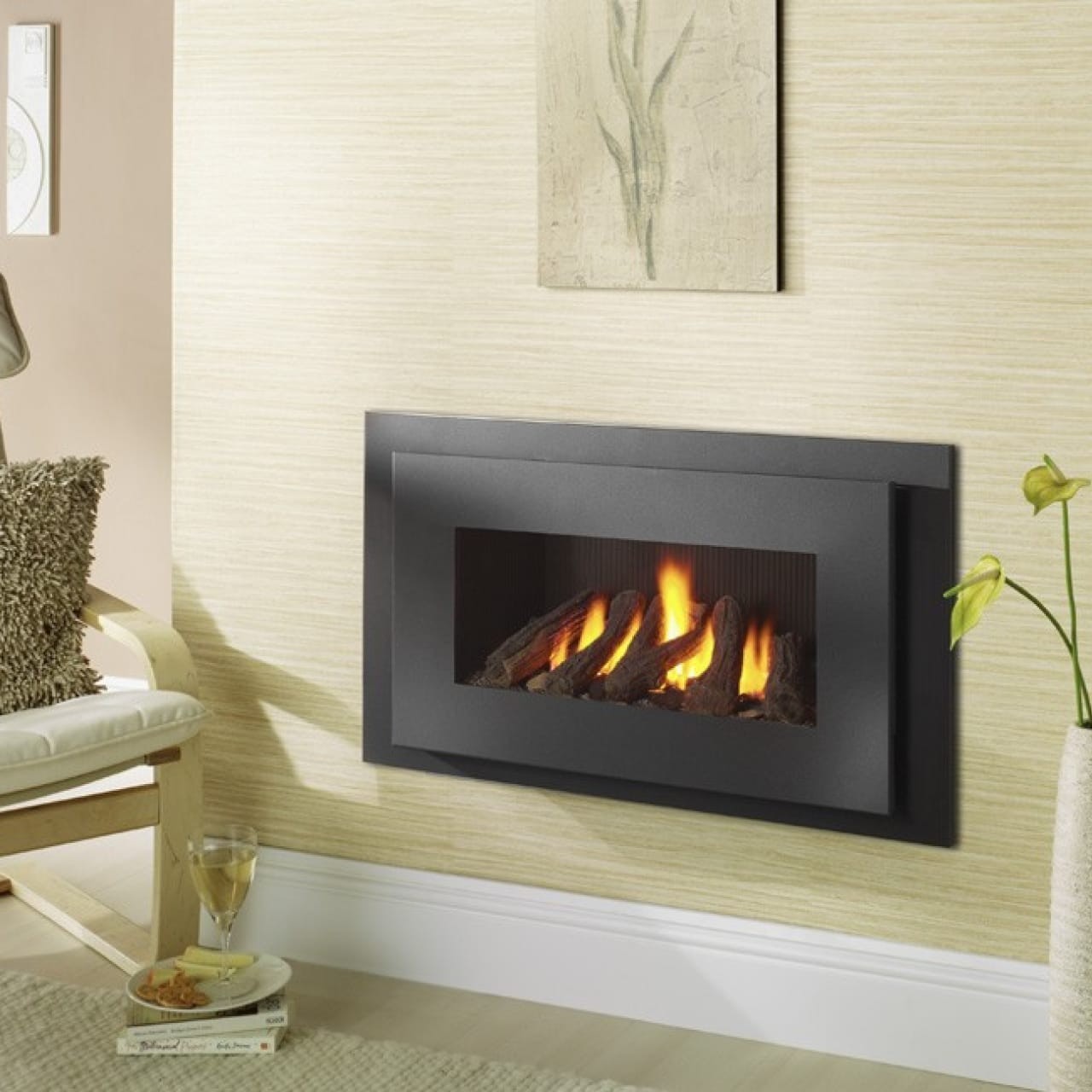 gas fire