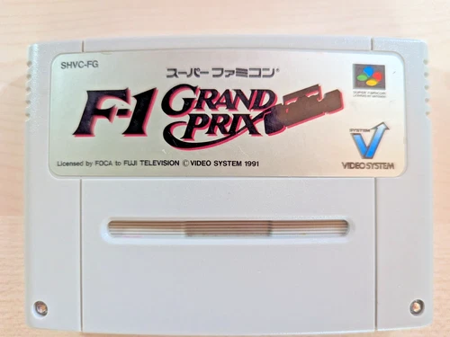 Nintendo Super Famicom F1 Grand Prix Japanese Tested