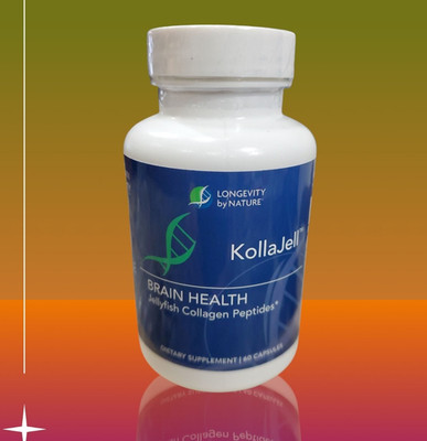 60 caps Longevity Jellyfish Collagen Peptides Capsules Brain Health KollaJell