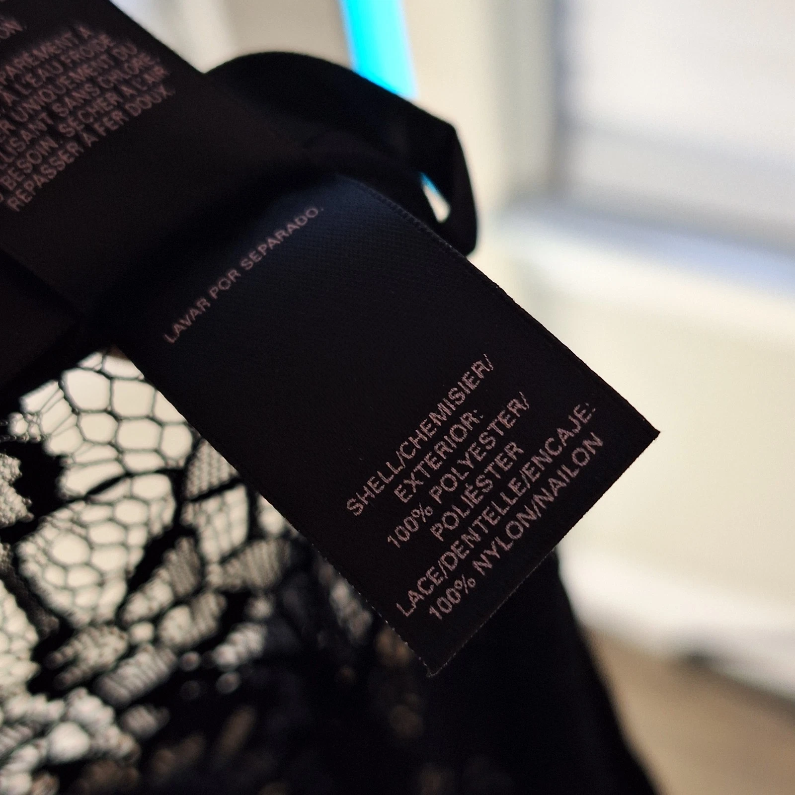 UNDERCOVER Abito nero senza maniche Victoria Secret taglia S p slip con schiena allacciata