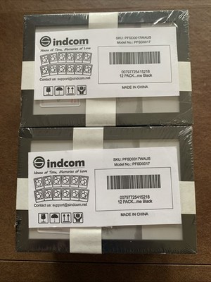 24 -4x6 Black Wood picture frames.  Brand New In Original Packaging.