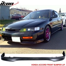 Fits 94-95 Honda Accord Type R Tr Style Front Bumper Lip Spoiler Splitter Kit Pp Fits 94-95 Honda Accord Type R Tr Style Front Bumper Lip Spoiler Splitter Kit Pp