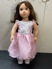 Our Generation Fashionable and Fun AMINA 18" Doll in Party Dress/Tiara NO BOX