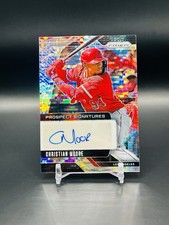 2025 PANINI PRIZM BASEBALL CHRISTIAN MOORE PROSPECT SIGNATURES AUTO /199 #PS-CT