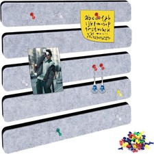 Bulletin Board Cork Boards for Walls Small, Grey