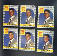 Lote de 6 cartas 1990-91 NBA Hoops - Lottery Pick Mahmoud Abdul-Rauf #392 (RC) C684