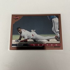 1996 Score Dugout Collection Indians Baseball Card #50 Kenny Lofton