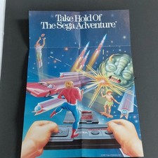 Sega 1987 Original Multicolor Advertising Pos...