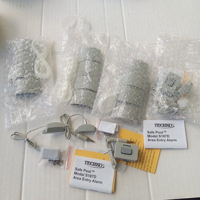 Lot Of Techko Safe Pool Alarm Magnetic Sensors NO S187D UNITS!