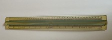 Vintage Pickett Model FL100 Magnifying 15 Computer Printout Ruler Made In USA