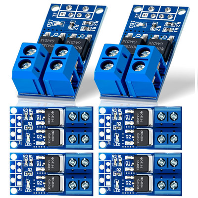6 PCS Dual High-Power MOSFET Trigger Switch Drive Module, Upgrade 0-20Khz PWM...