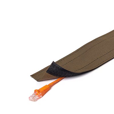 ELECTRIDUCT DRN4.00-6-BN Carpet Cable Cover, 6 ft L, 4 in W, 1 Channel, Nylon,