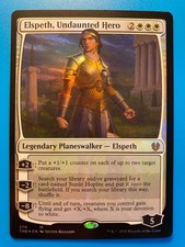 MTG 1x FOIL Elspeth, Undaunted Hero 27 Theros Beyond Death Magic Gathering x1 NM