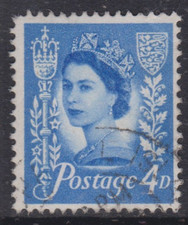 Jersey 1966 Queen Elizabeth II 4d Fine Used SG 11 VGC