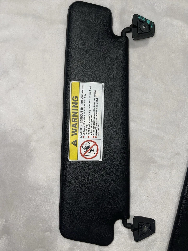 Пара солнцезащитных козырьков для Mercedes R170 SLK230 SLK320 1997-2004 годов выпуска черные от оригинального производителя - Изображение 4 из 4