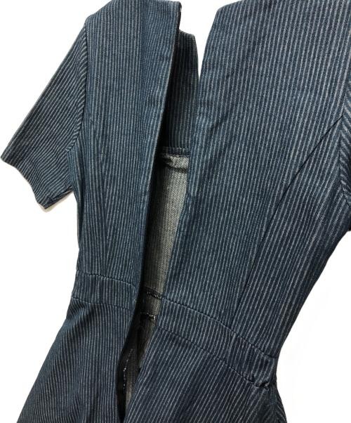 Ameri                    Denim striped dress Indi… - image 6