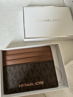 Michael Kors Kartenetui Brown NS