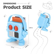 Protective Silicone Cover Case for Yoto Mini 2024 with Card Storage Feature