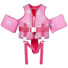 DOOHALO Toddler Swim Vest Kids Swimming Training Vest with Arm Shoulder Float...