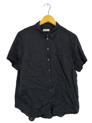 MARC O POLO Kurzarmhemd Damen Hemd Gr. DE 42 dunkelblau Business-Look