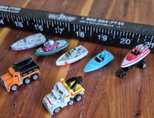 Micro Machines 1988 Boat Collection City Service Galoob Lot Of 7 Vintage