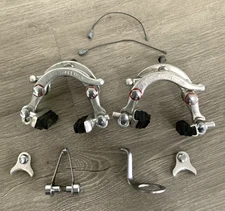 MAFAC COMPETITON BRAKE CALIPERS CENTER PULL 60-70 MM REACH STRADDLES CABLE GUIDE