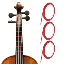 216 ft 3 Rolls Violin Finger Tape, 3mm Violin Finger Guide Stickers, Red