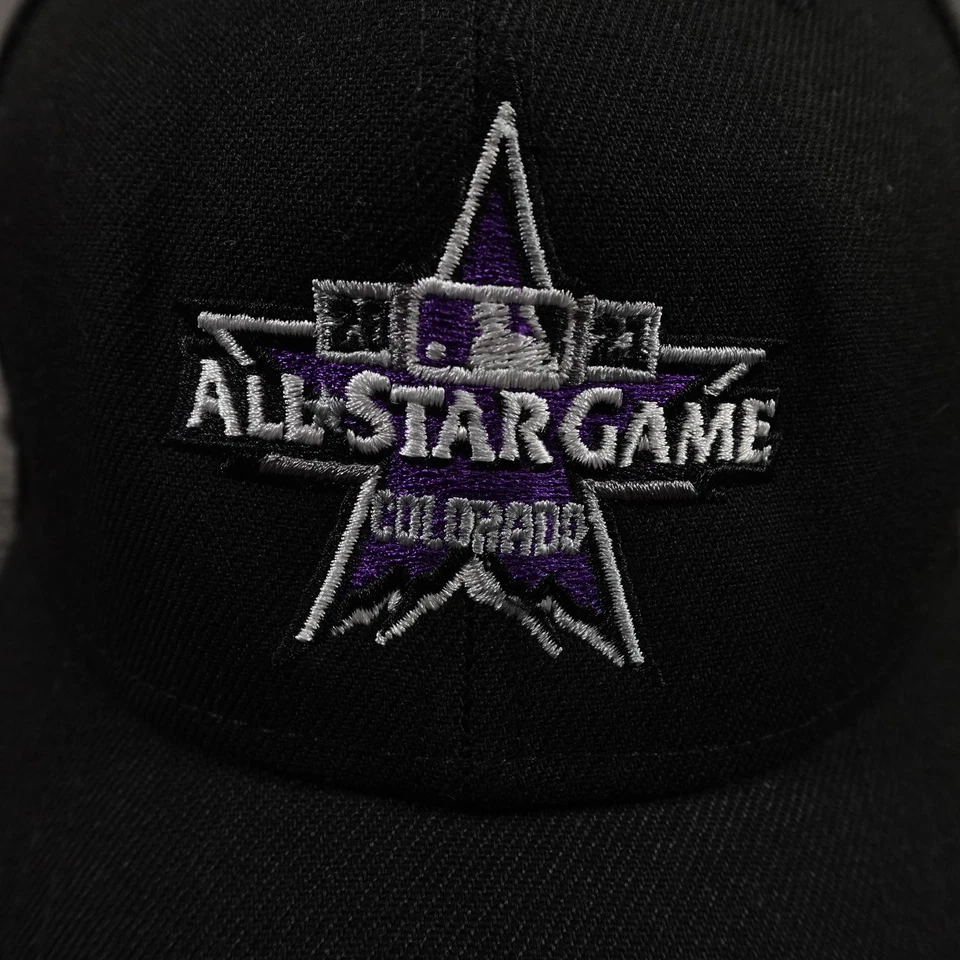 Colorado Rockies Hat Cap Strap Back Mens MLB Baseball All Star Game New Era - Image 2 of 4