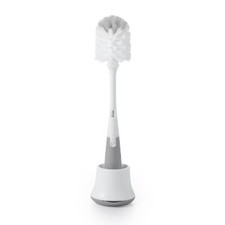 Bottle Brush  Stand with Cleaner - Gray: Cleaning Tools