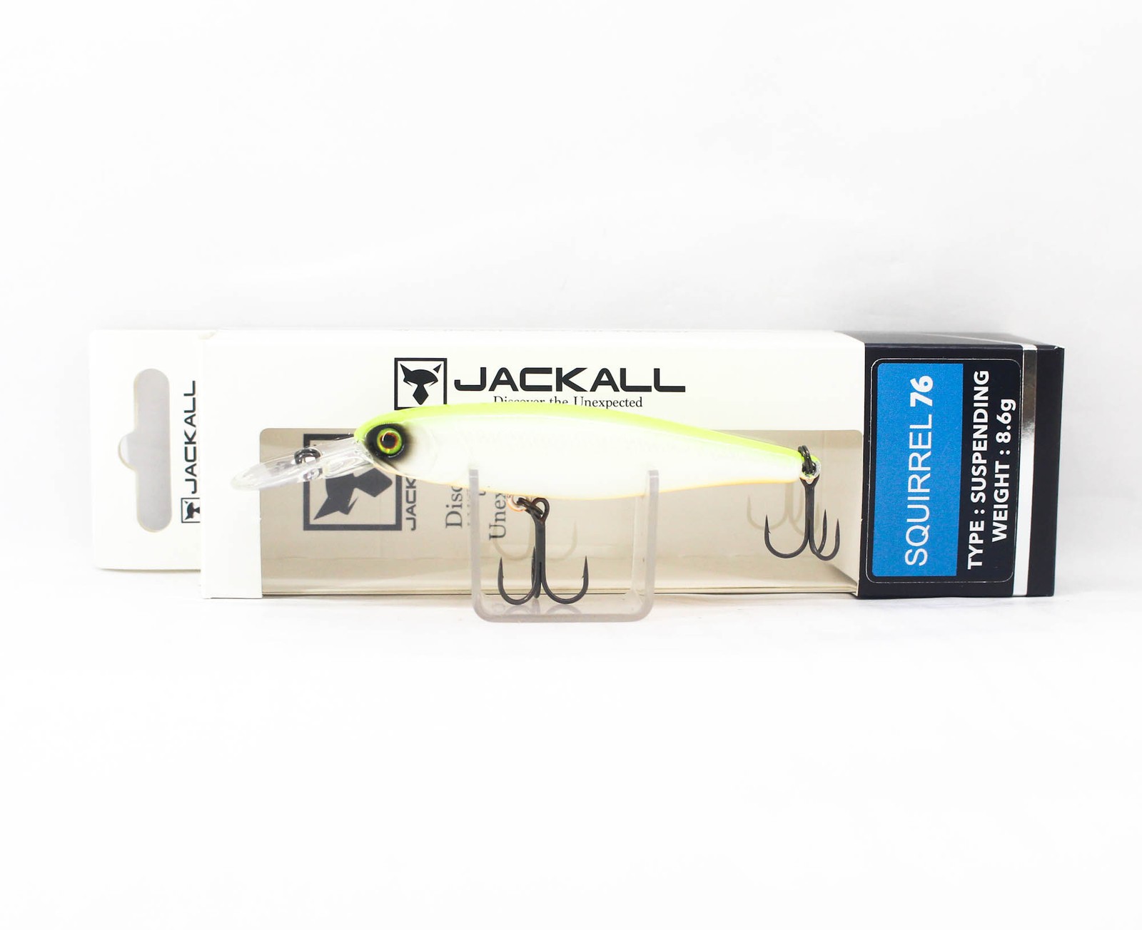 Jackall Squirrel 76SP Suspend Lure Chart Back Pearl (5672)