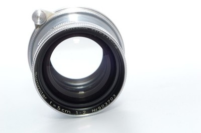 Leica IIIC Summitar 5cm f2 LTM L39 Screw Mount Standard Lens. Caps