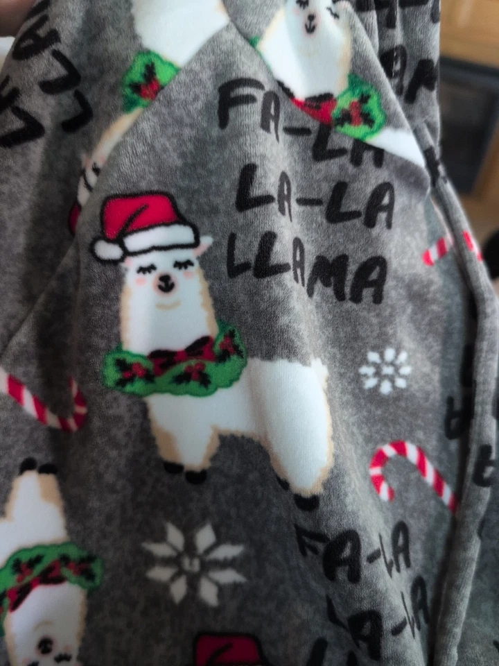 Sudadera con capucha No Boundaries Holiday Llama polar talla 3XL súper suave cómoda Foto 3 de 4