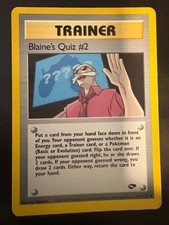 WotC Blaine's Quiz #2 111/132 Gym Challenge Regular Uncommon Unlimited LP/MP on eBay