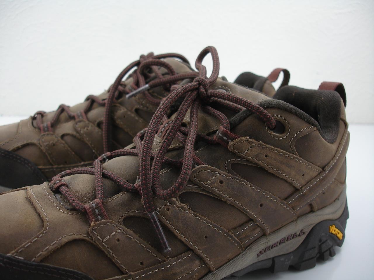 Scarpe da trekking Merrell donna 9 5 M Moab 2 Prime J99754 pelle marrone suola Vibram