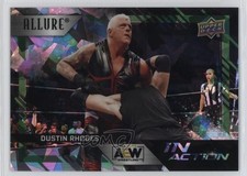 2024 Upper Deck Allure AEW In Action Green Quartz 52/99 Dustin Rhodes #IA-6 1g0e