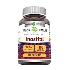 Amazing Formulas Inositol 100 Caps 500 mg
