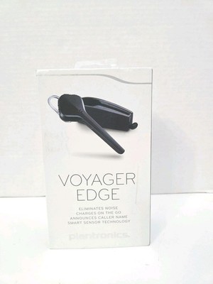 Plantronics Voyager Edge Bluetooth Wireless Headset + Charging Case- Black NEW