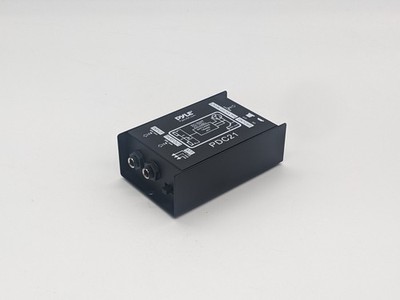 Pyle PDC21 Direct Box DI Brummabscheider 1/4'' Instrument symmetrisch BESCHREIBUNG LESEN