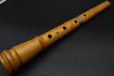 Japanese antique Vintage Shakuhachi Flute Instrument length 57.0cm Wooden Japan