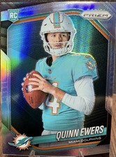 2025 Panini  QUINN EWERS Silver Prizm Variation SP #425  RC Miami Dolphins
