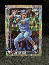 2025 Topps Chrome Leo Jimenez Raywave Refractor #276 Toronto Blue Jays