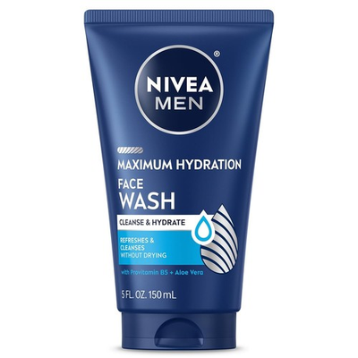 #ad NIVEA MEN Maximum Hydration Face Wash with Provitamin B5 and Aloe Vera 5 Fl Oz $9.75