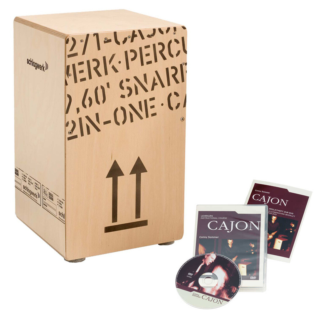 Ударные CP404 2 в одном каджоне Lerh DVD 38790₽