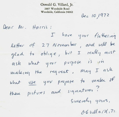 RARE! “Electrical Engineering Pioneer" Dr Oswald Villard Jr Hand Signed TLS - 第 1/1 張圖片